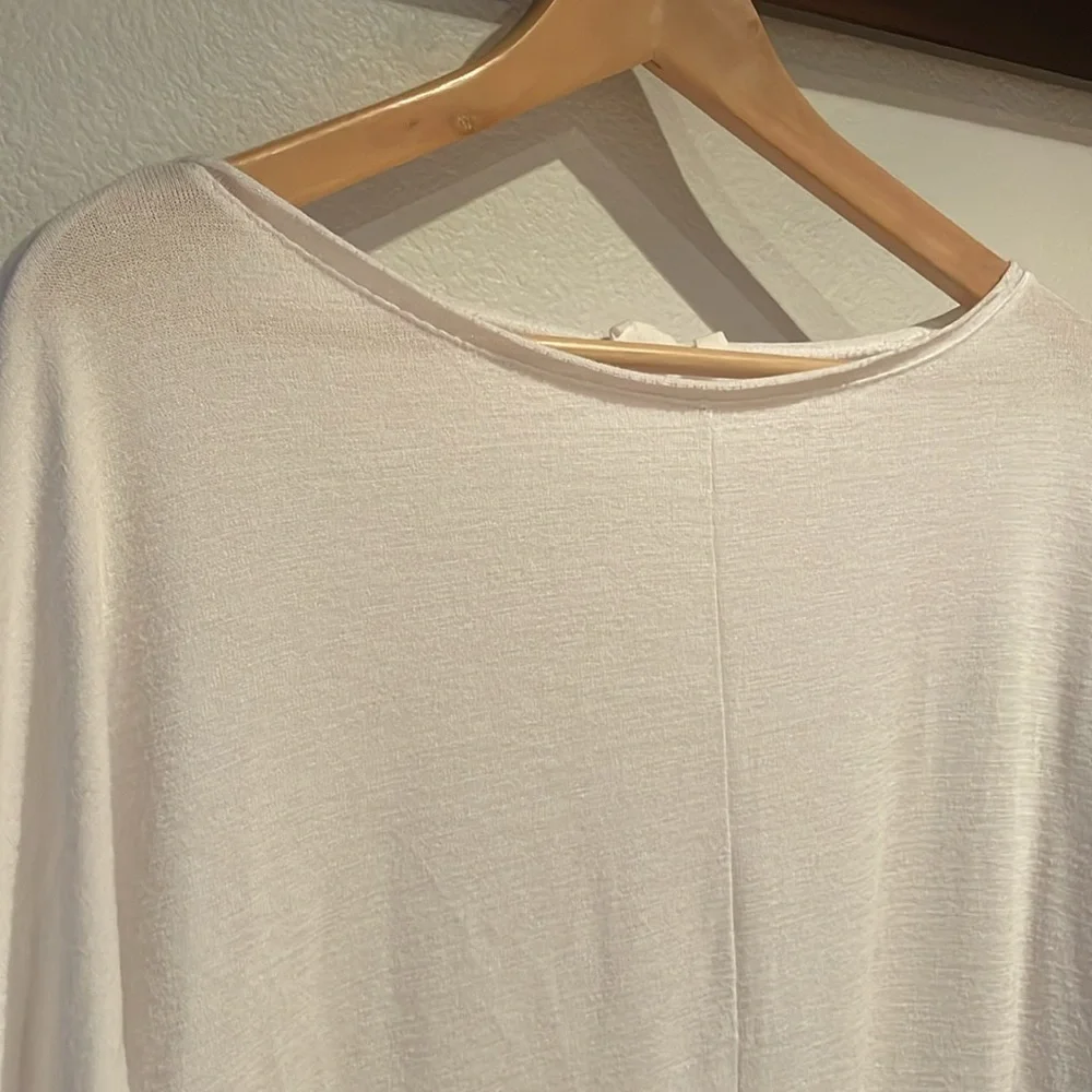 Gap Dolman Sleeve, High/Low with Center & Back Decorative Hem Size L - Picture 2 of 8